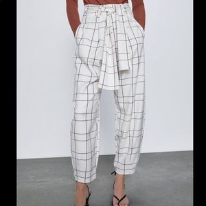 ZARA Belted Pants